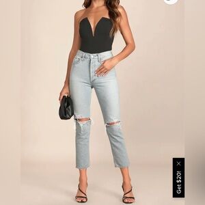 Lulu's Classic Black Bodysuit